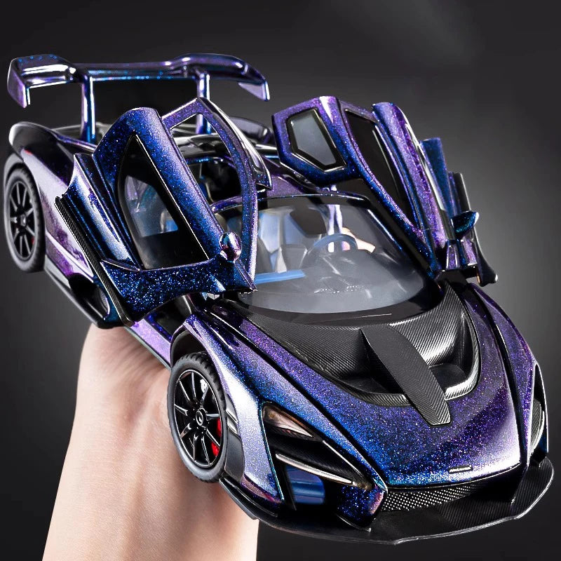 1:24 Mclaren Senna Sports Racing Supercar Alloy Diecast Metal Model Car Collectibles Children's Toy Birthday Gifts For Boy Hobby