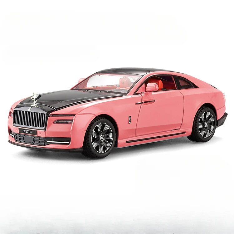 1/24 Alloy Diecast Car Model Rolls Royce Spectre Toy Simulation Limousine Pull Back Sound Light Advanced Decorative Toys for Boy