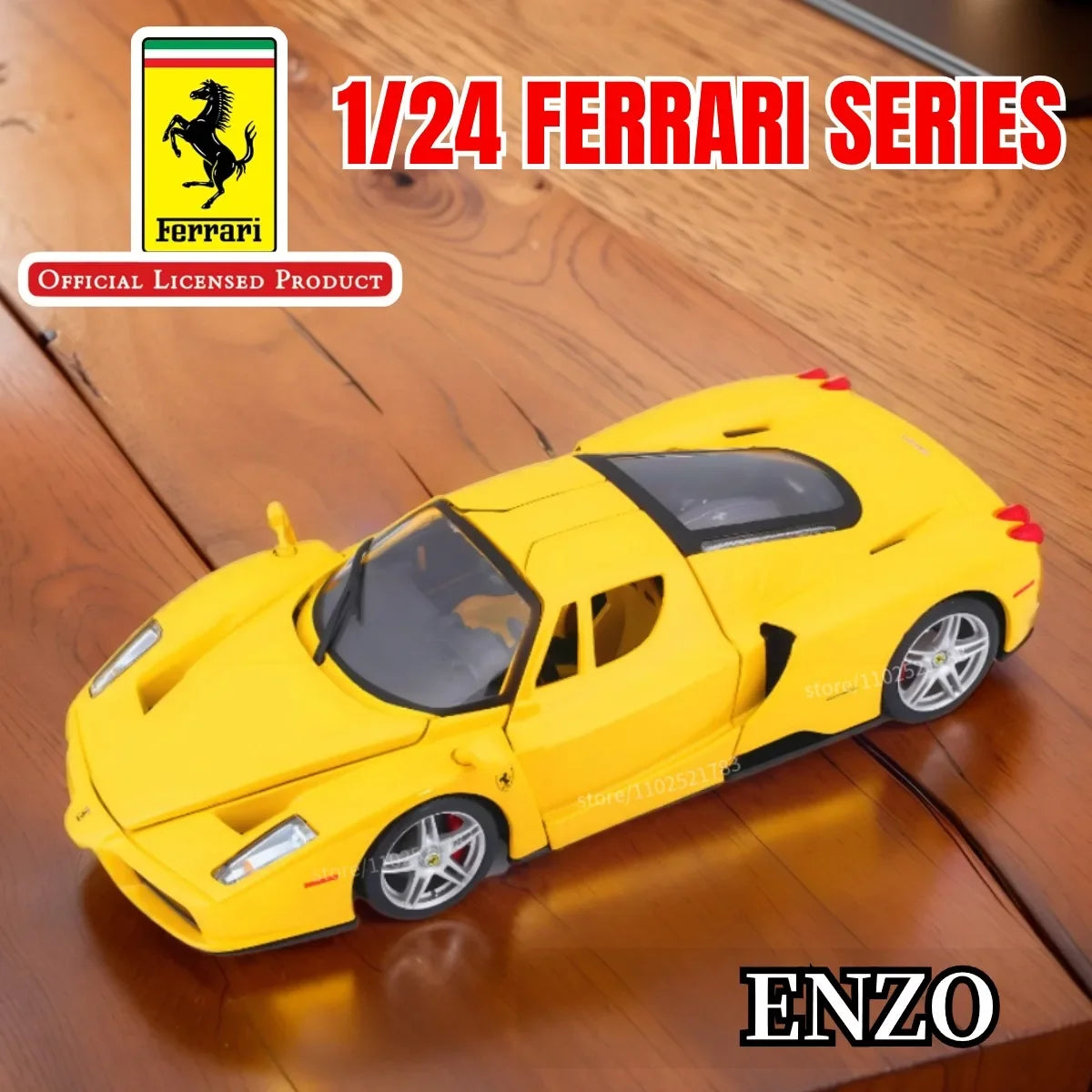 Bburago 1:24 Ferrari F50 Replica Car Model 458 488 Monza Enzo Scale Miniature Toy - Gift for Diecast Car Enthusiasts