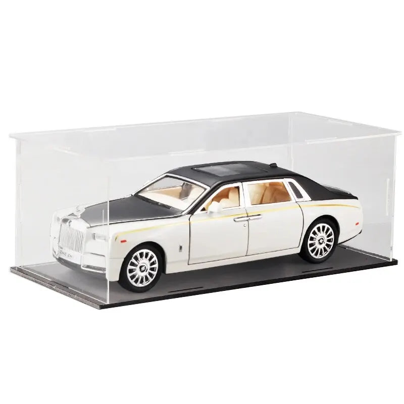 1:24 RR Phantom Model Zinc Alloy Pull Back Diecast Toy Cars with Sound and Light for Kids Boy Girl Gift