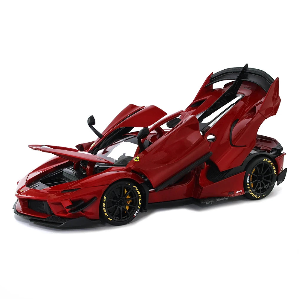 Bburago 1:18 Ferrari FXXK EVO 296 GTB SF90 488 GTB SP1 Alloy Luxury Vehicle Diecast Cars Model Toy Collection Gift for boys