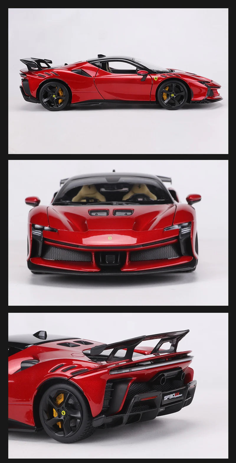 Buraog 1:18 Ferrari SF90 Stradale Alloy Model Car