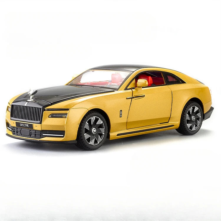 1/24 Alloy Diecast Car Model Rolls Royce Spectre Toy Simulation Limousine Pull Back Sound Light Advanced Decorative Toys for Boy