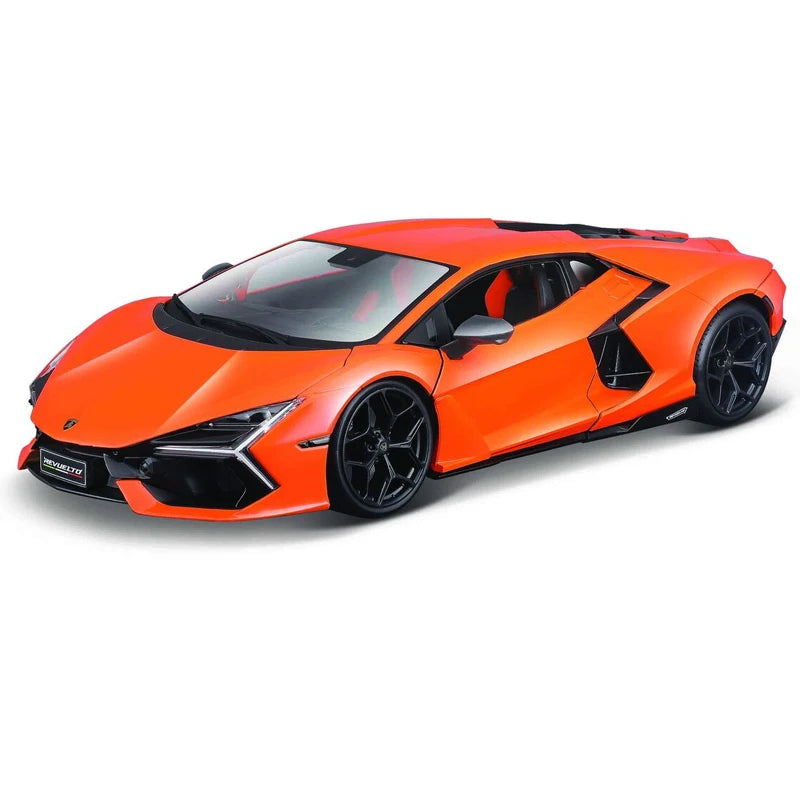 Bburago Lamborghini Essenza SCV12 Green white1:24 Collectible Gift Alloy Car Model Die Casting Model Lamborghini Revuelto orange