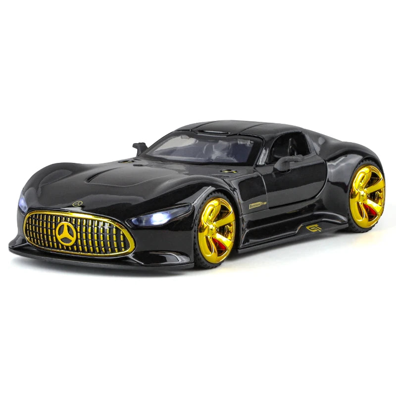 1:32 Benz AMG Vision GT Supercar Alloy Metal Diecast Car Model Sound & Light Simulation Collectibles Gift For Boyfriend Kids Boy