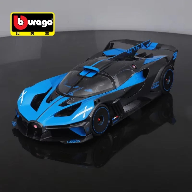 Bburago 1:18 Bugatti Bolide Sports Car Static Simaulation Die Cast Vehicles Collectible Model Car Toys Adult Gift