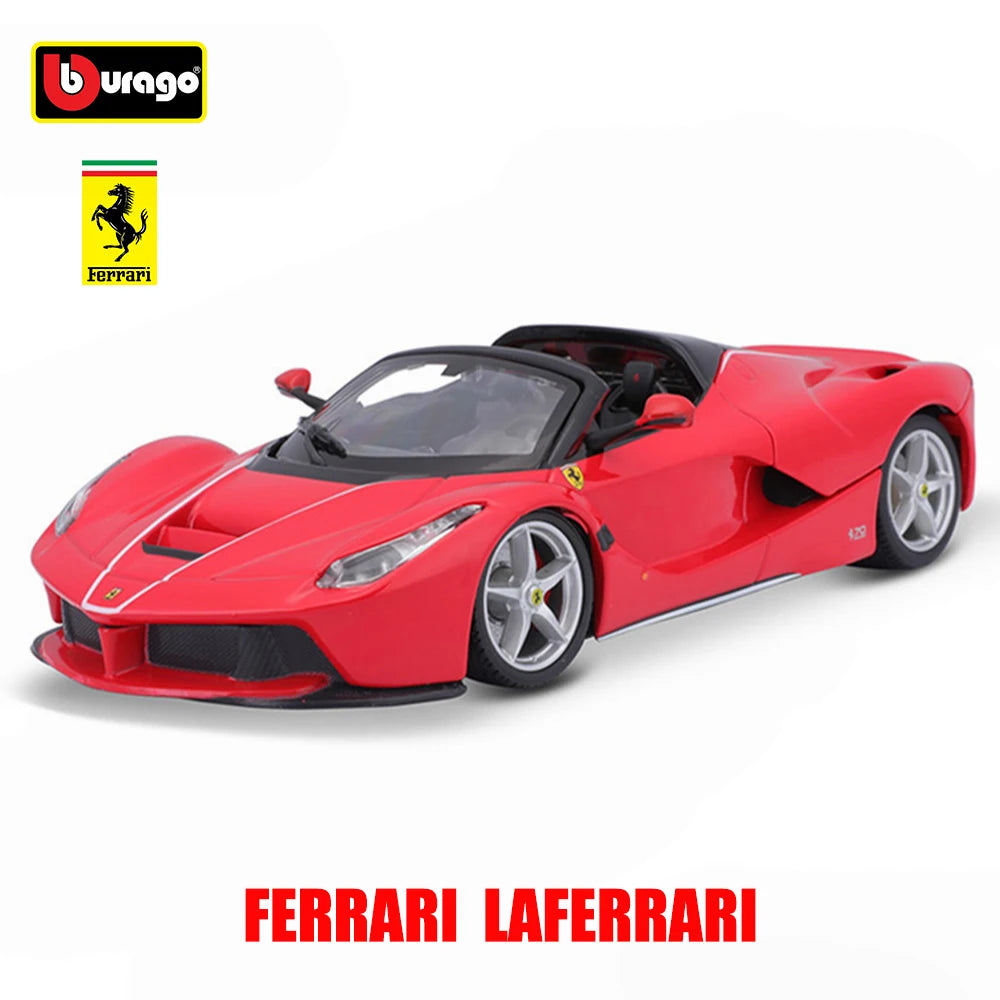 Bburago 1:24 Ferrari PUROSANGUE 488 458 F12 SP1 Car Model Die-casting Metal Model Children Toy Boyfriend Gift Simulated Alloy