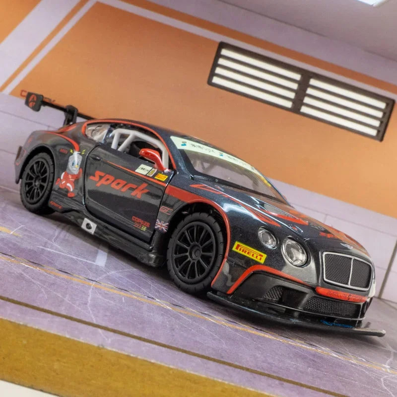 1:32 Bentley Continental GT3 2015 FIA GT Race Macau Station Supercar Racing Alloy Diecast Model Car birthday Gift