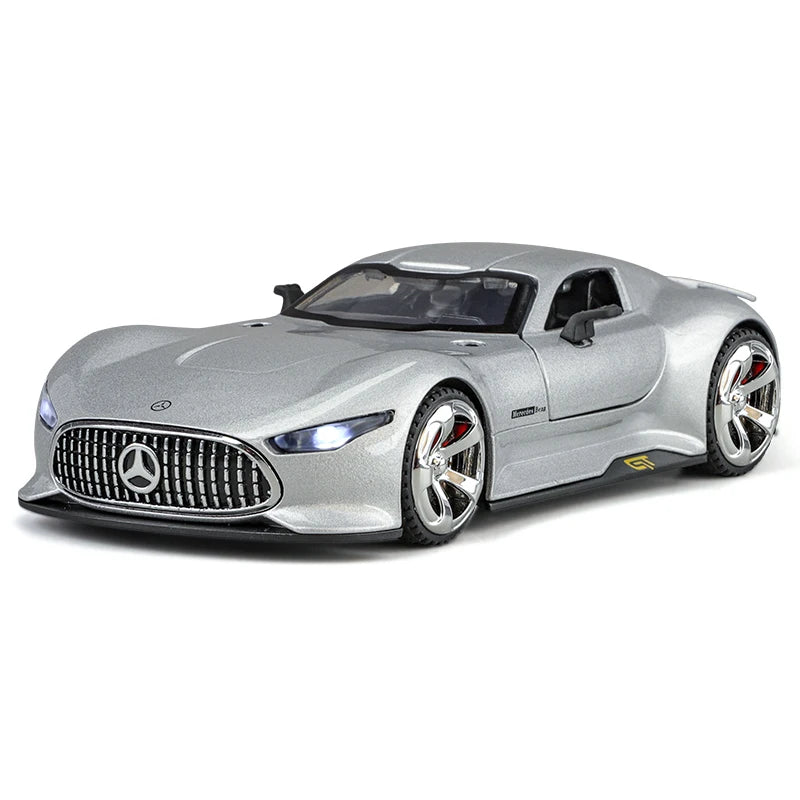 1:32 Benz AMG Vision GT Supercar Alloy Metal Diecast Car Model Sound & Light Simulation Collectibles Gift For Boyfriend Kids Boy