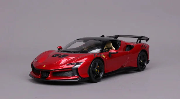 Bburago 1:18 Ferrari SF90 XX Stradale Sports Car Static Simulation Die Cast Vehicles Collectible Model Car Toys