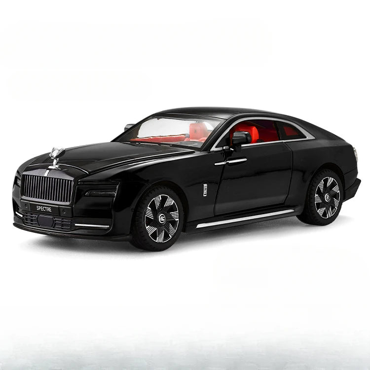 1/24 Alloy Diecast Car Model Rolls Royce Spectre Toy Simulation Limousine Pull Back Sound Light Advanced Decorative Toys for Boy