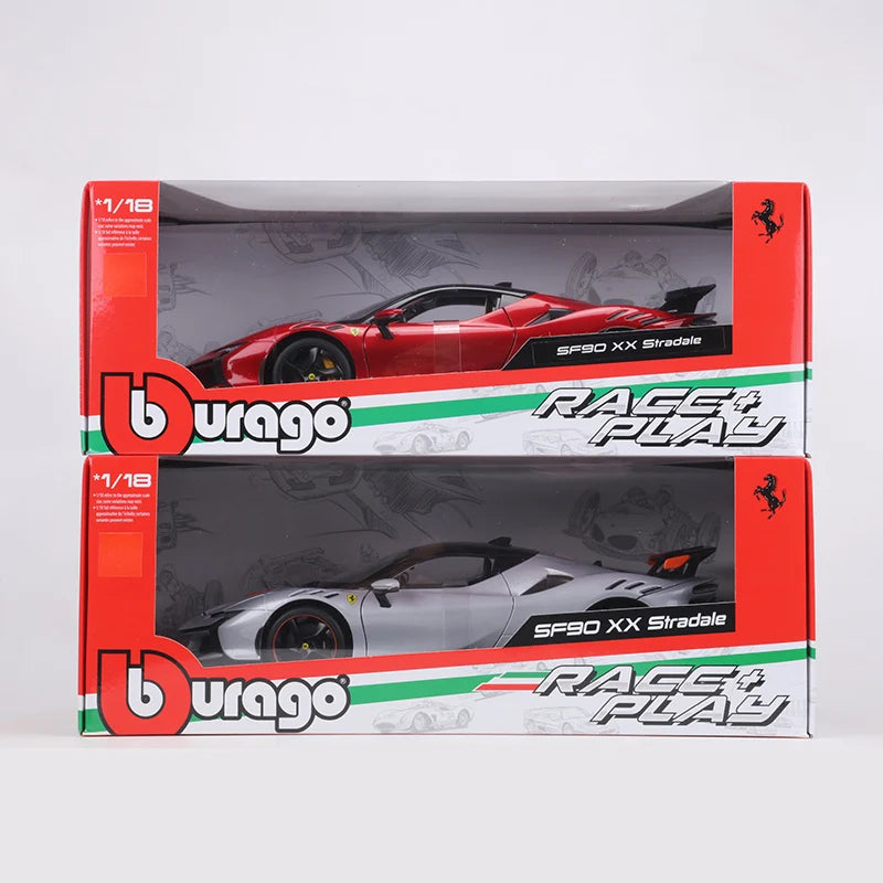 Buraog 1:18 Ferrari SF90 Stradale Alloy Model Car